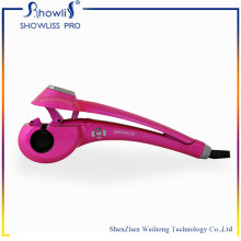 Enrolador de cabelo cerâmico com monitor LCD Curler de cabelo automático